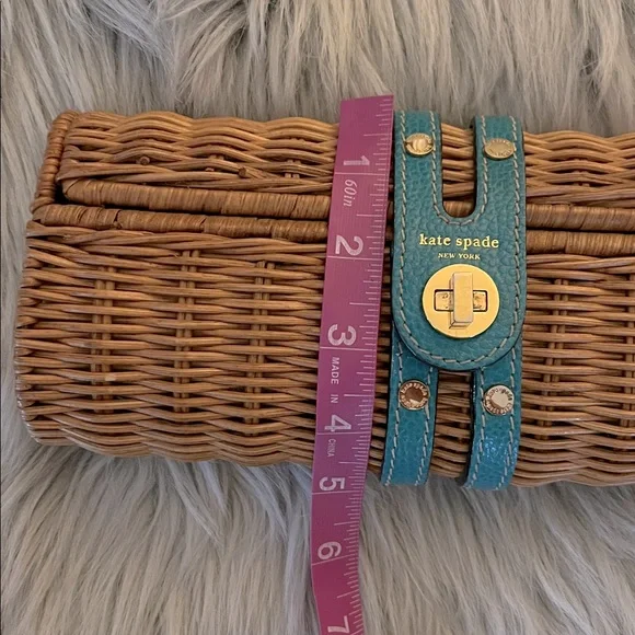 Kate Spade Wicker and Leather Clutch - Picture 14 of 15